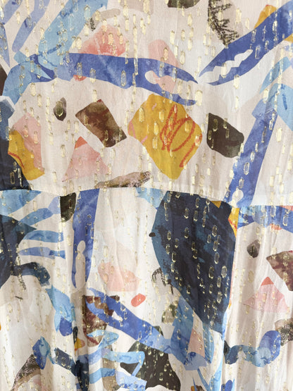 Gorman 'Fab Crab' Silk Midi Dress - Size 10