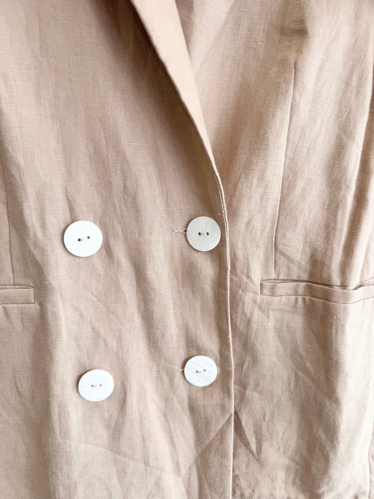 Shona Joy Savannah Short Sleeve Blazer in Desert Rose - Size 10