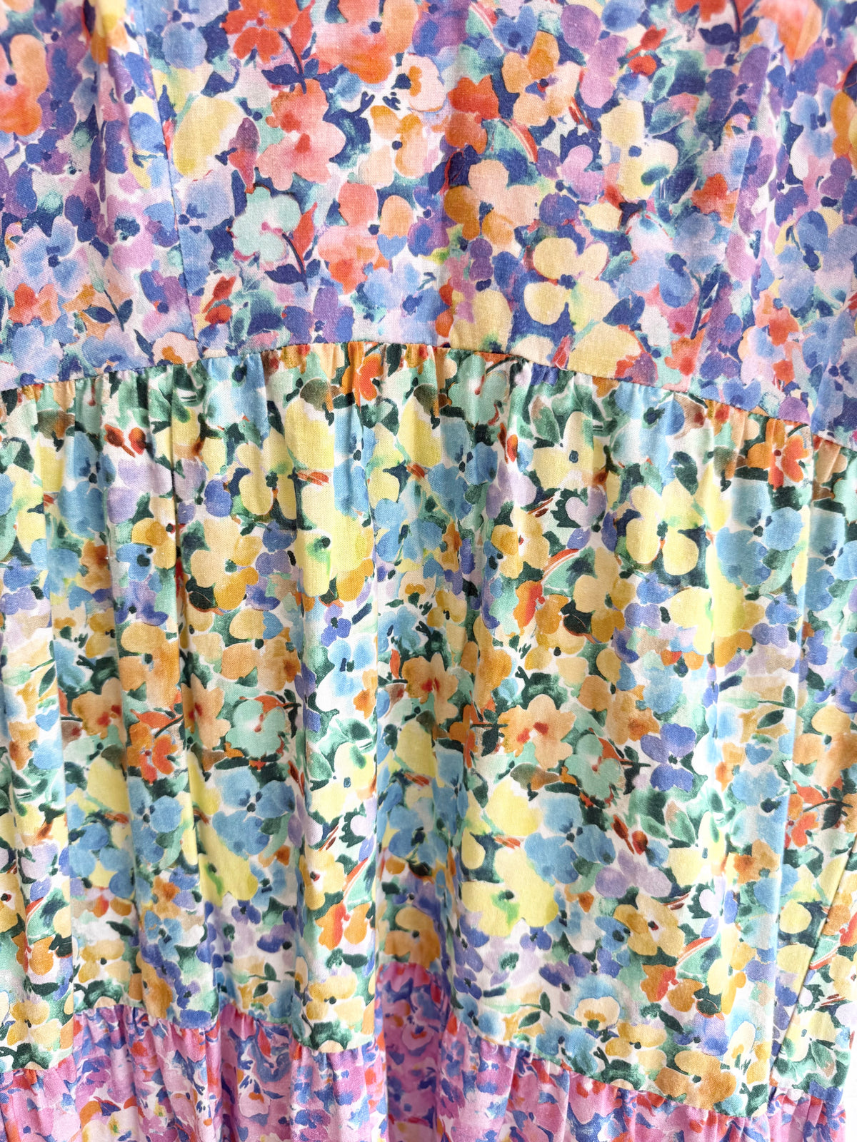 Kachel Multicoloured Floral Dress - Size 14