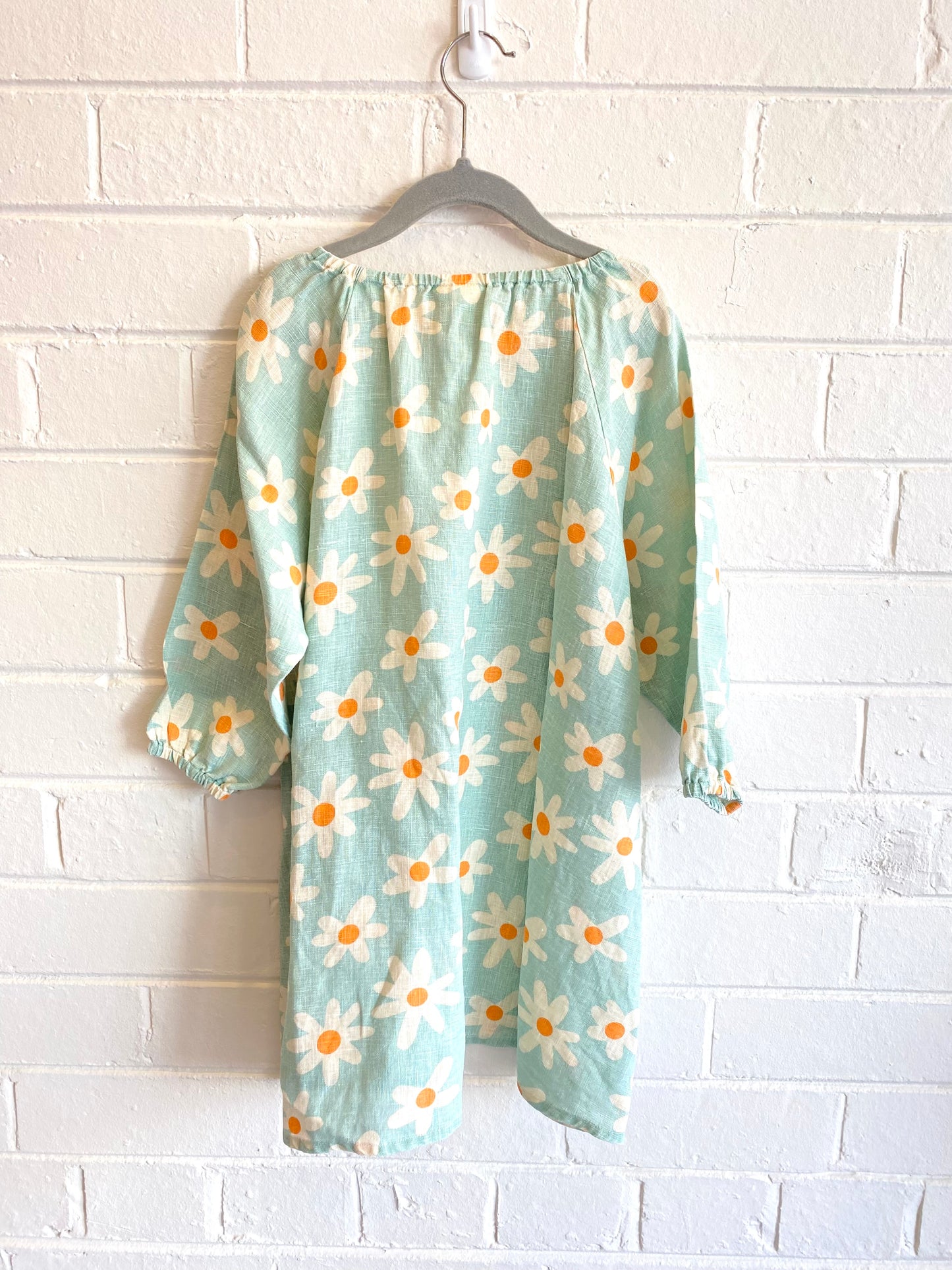 Goldie & Ace 'Lulu' Linen Dress in Ditsy Daisy Print - Size 5