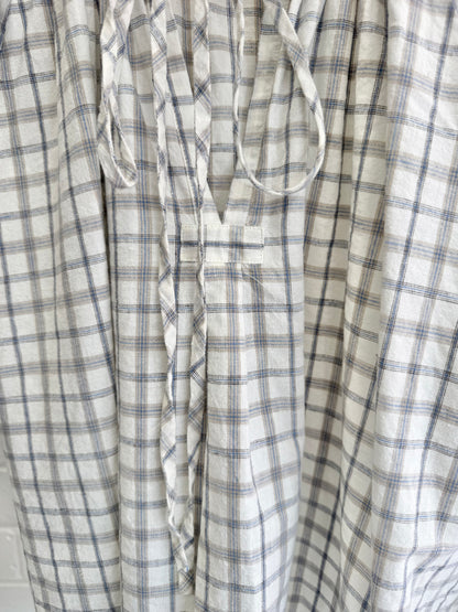 Lee Mathews Plaid Blouse - Size 2 (12)