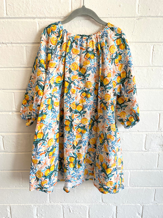 Goldie & Ace Line Dress in Citrus Print - Size 5
