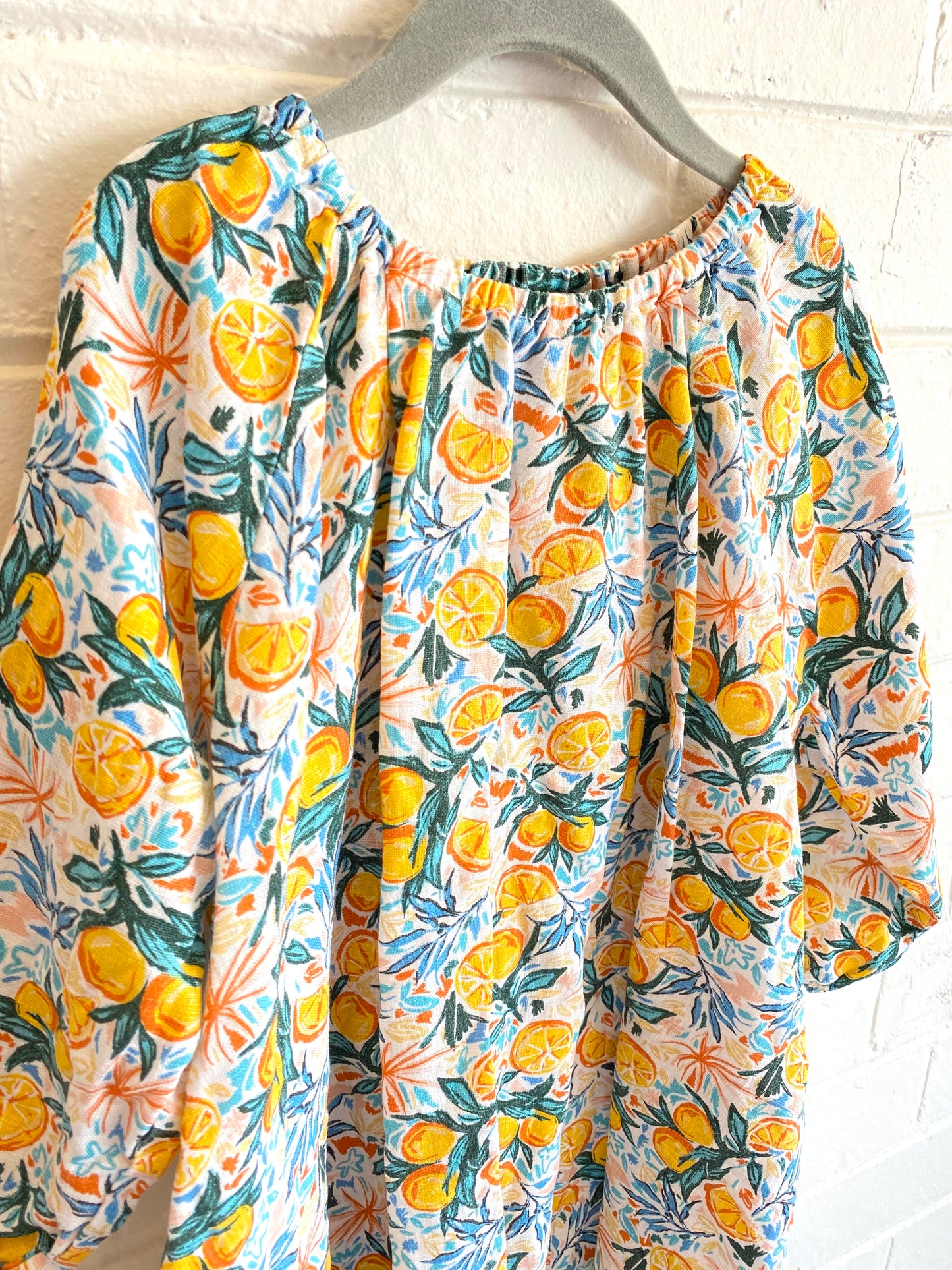 Goldie & Ace Line Dress in Citrus Print - Size 5