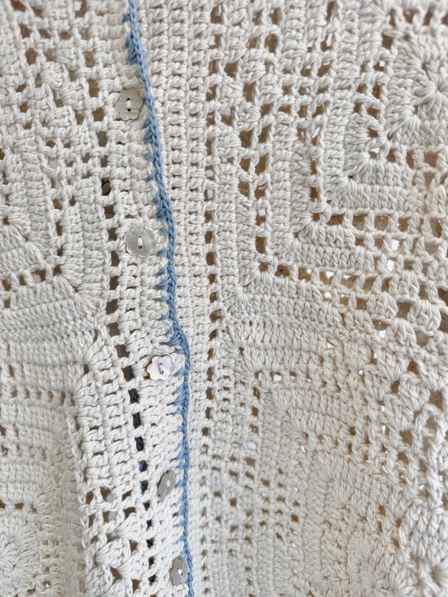 Say The Label Handmade Crochet Shirt - Size XS/S (8-10)