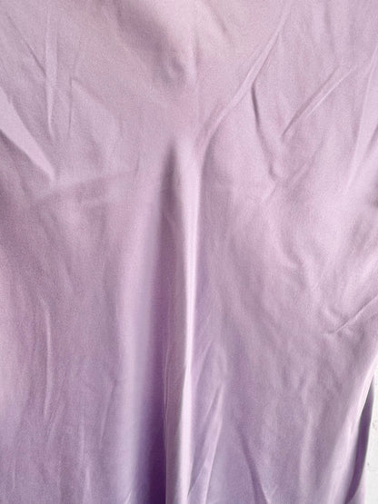 Maje Silk Slip Skirt in Purple - Size 36 (6-8)