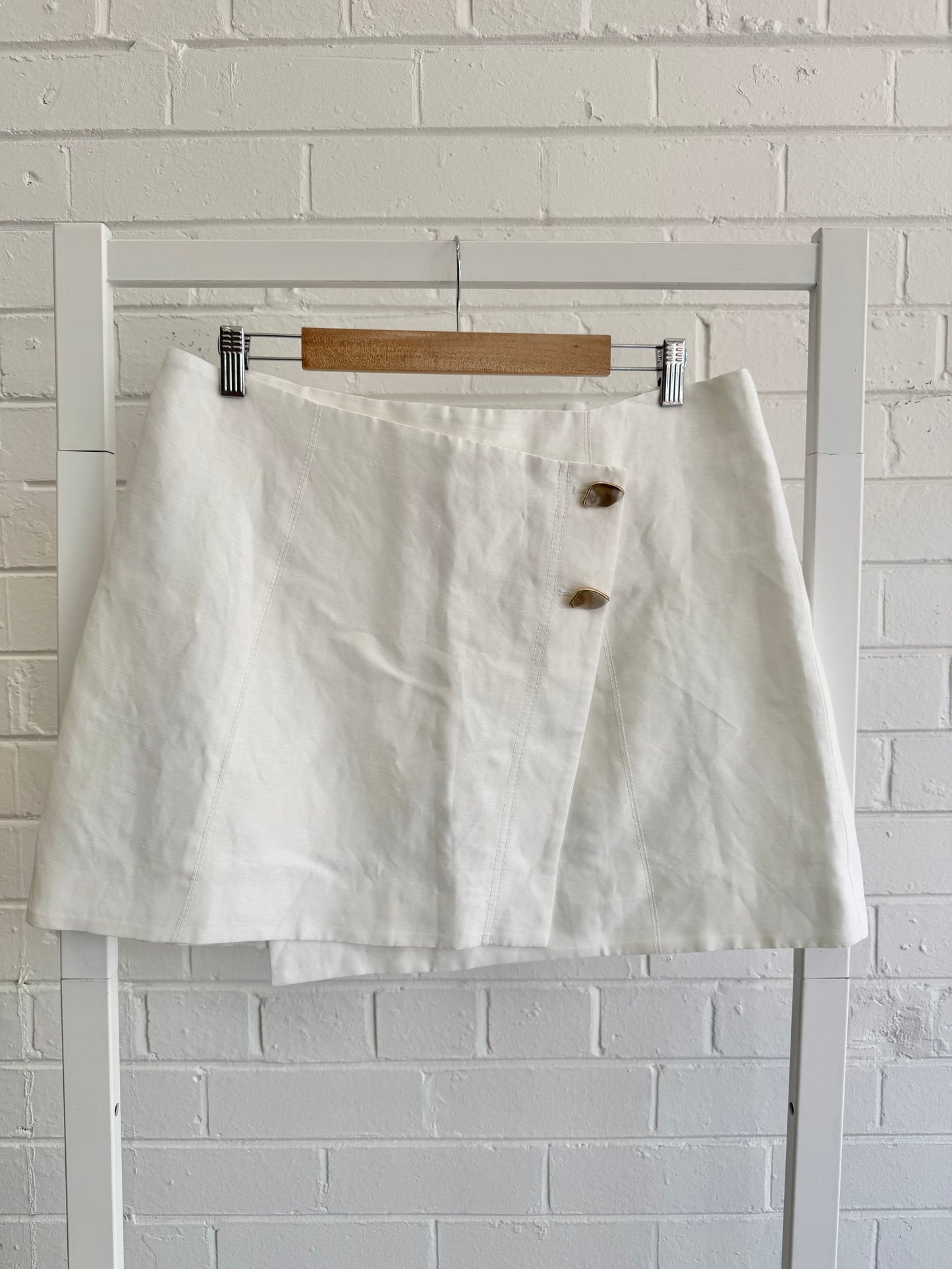 BNWT Aje Velma Mini Skirt – Ivory - Size 14