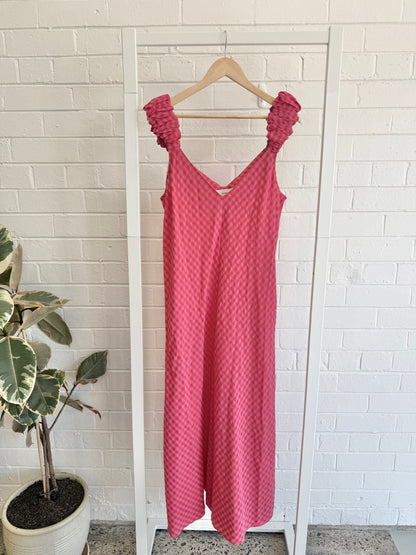 Kinney Lola Dress – Rosas Gingham - Size 14