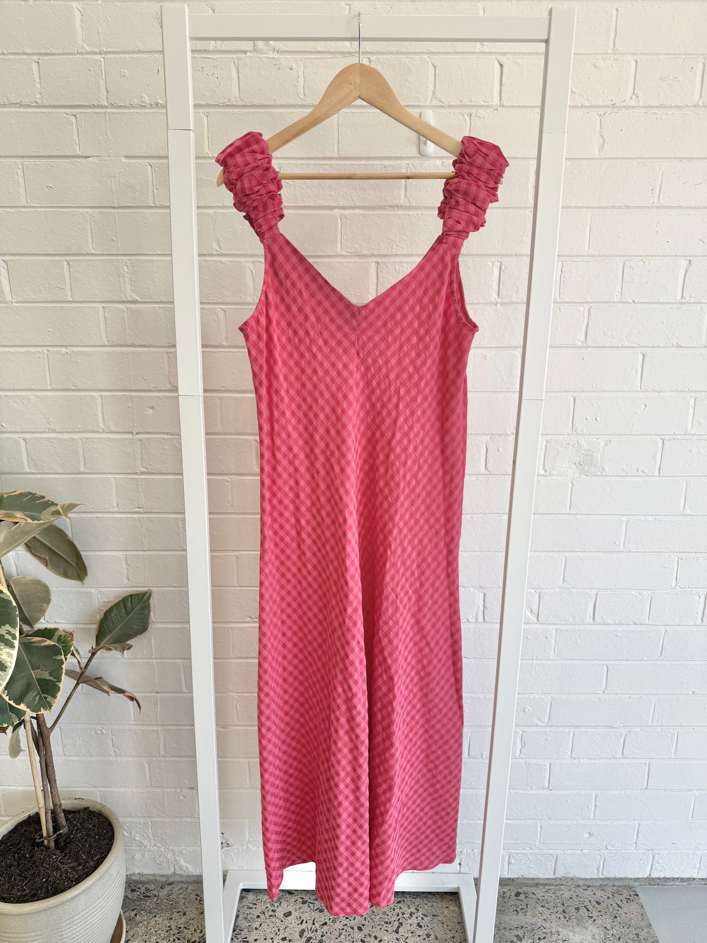 Kinney Lola Dress – Rosas Gingham - Size 14