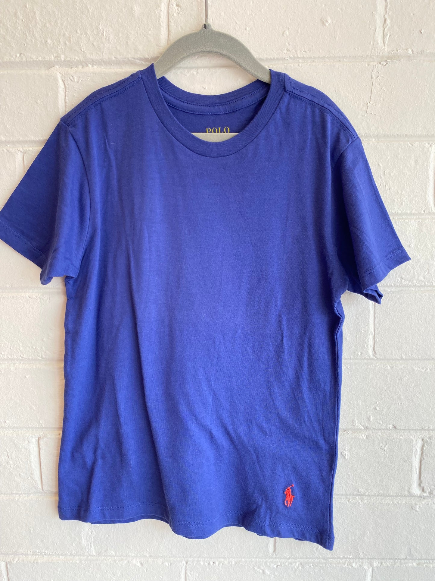 Polo Ralph Lauren Navy Tee - Size M (10-12)