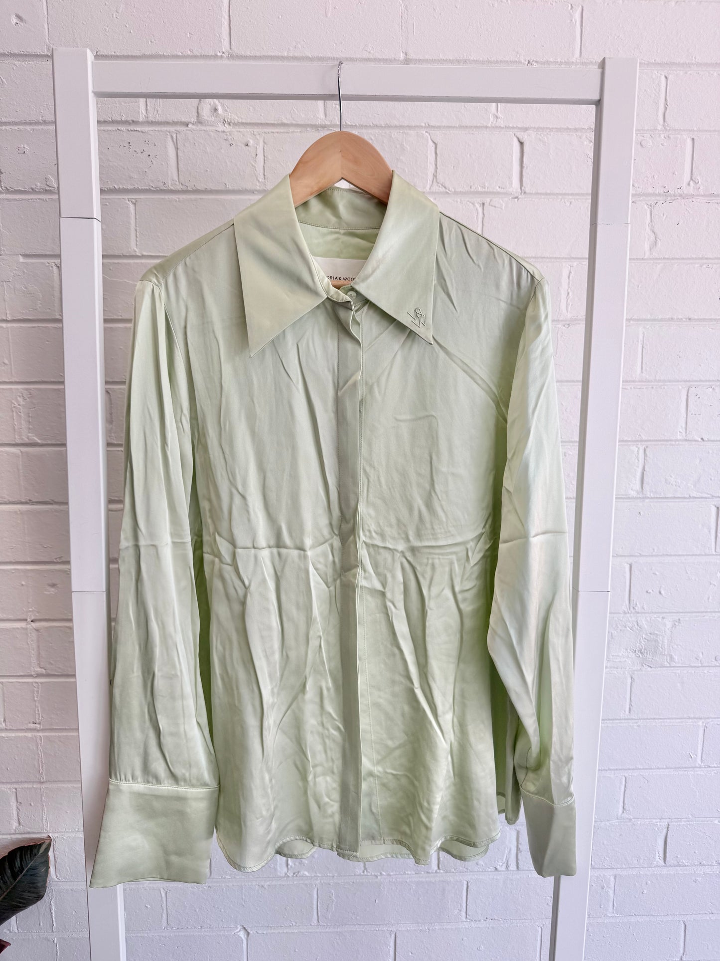 BNWT Viktoria & Woods Countdown Shirt – Matcha Green - Size 4 (14)