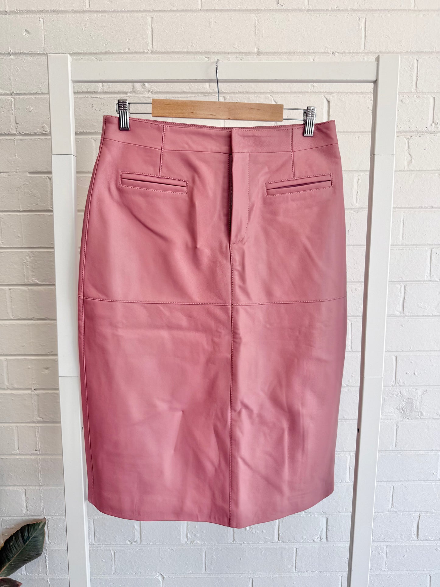 BNWT Ena Pelly Riley Leather Pencil Skirt - Maeve - Size 12