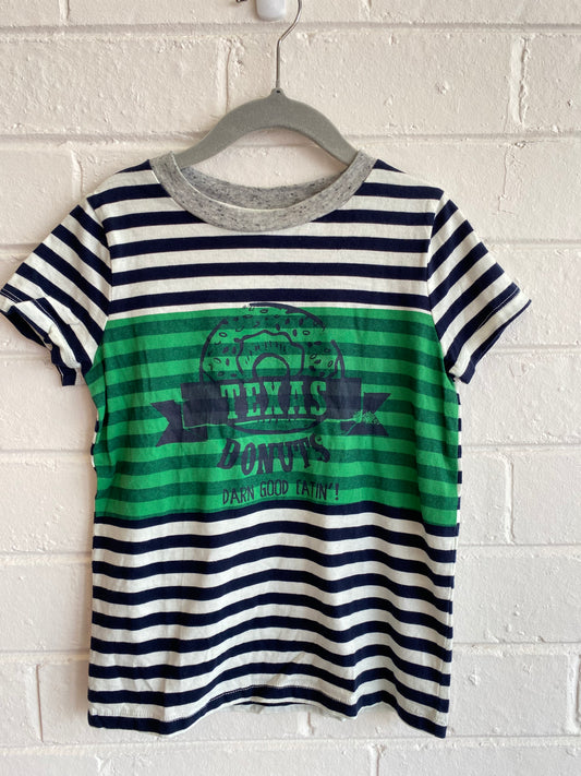 Seed Striped Donut Tee - Size 4-5