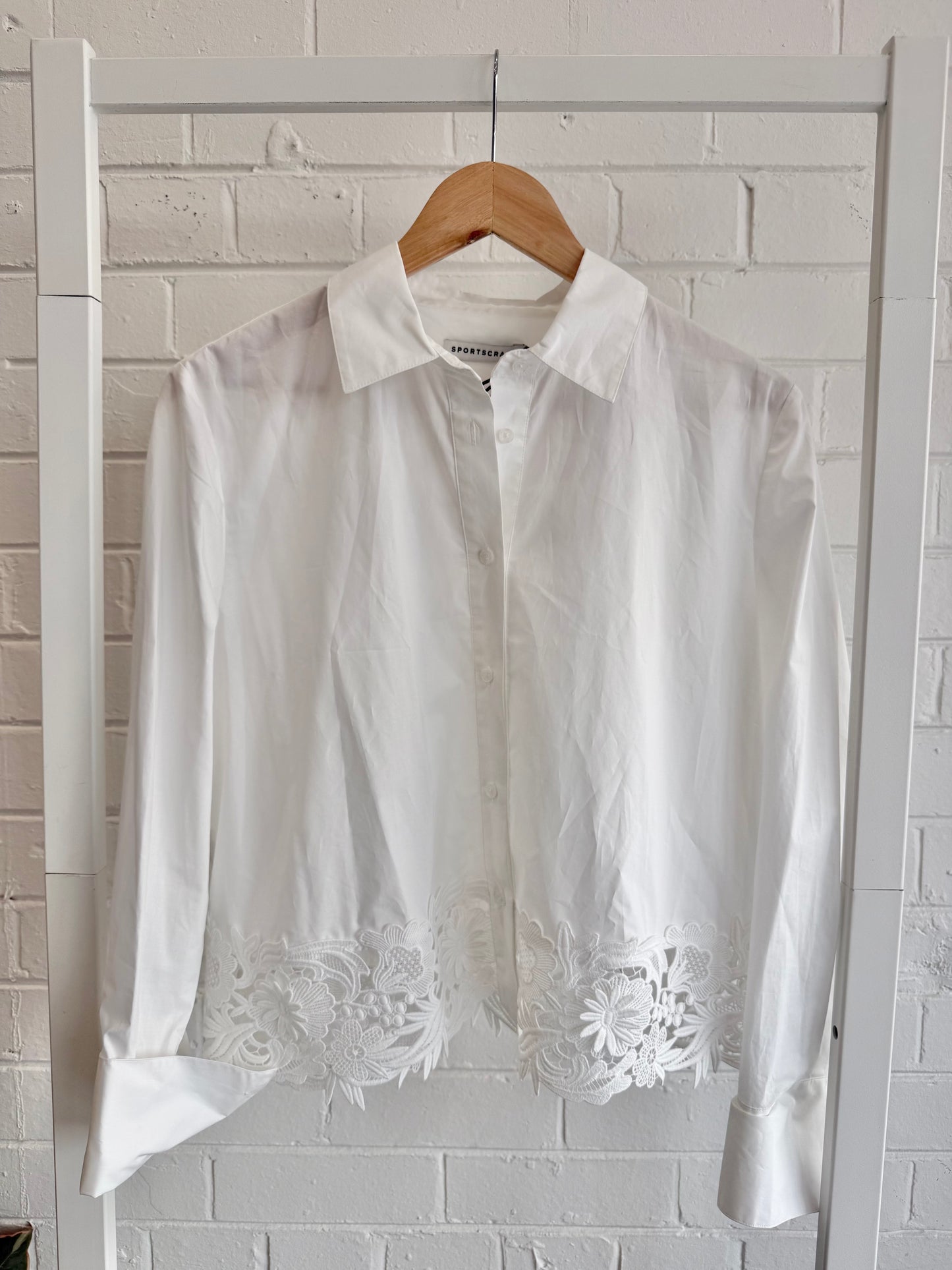 BNWT Sportscraft Gracie Lace Shirt – White - Size 10