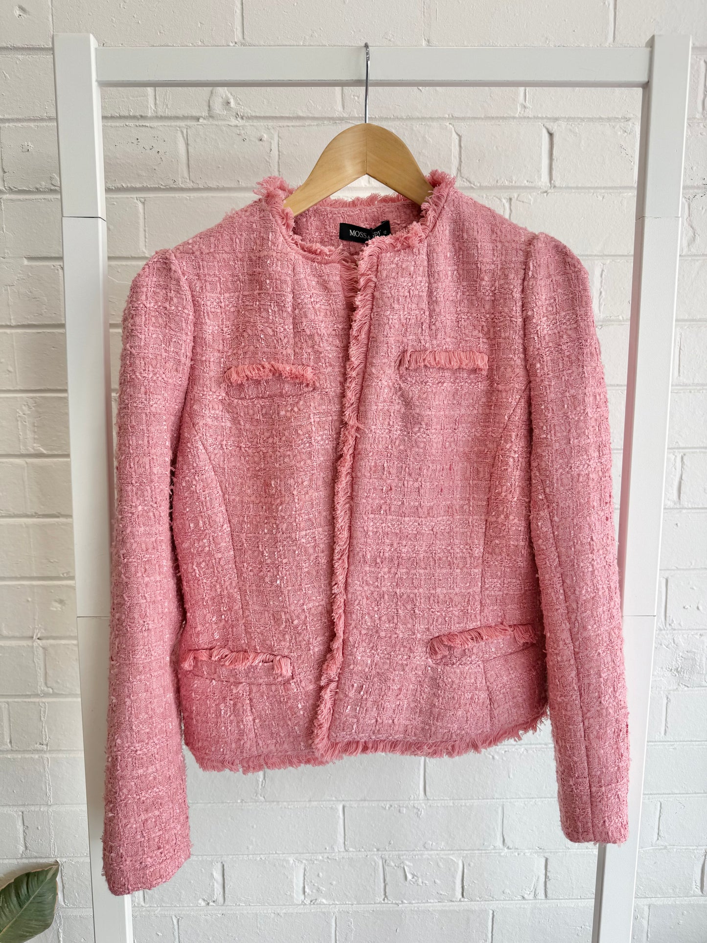 BNWT Moss & Spy Jackie Jacket – French Rose - Size 12