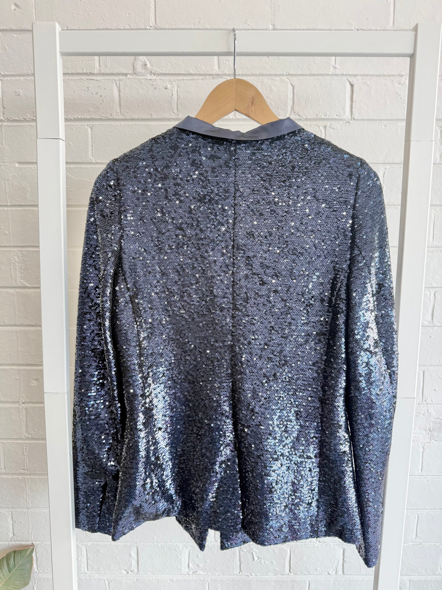 BNWT Joey The Label Sequin Jacket – Navy - Size 12