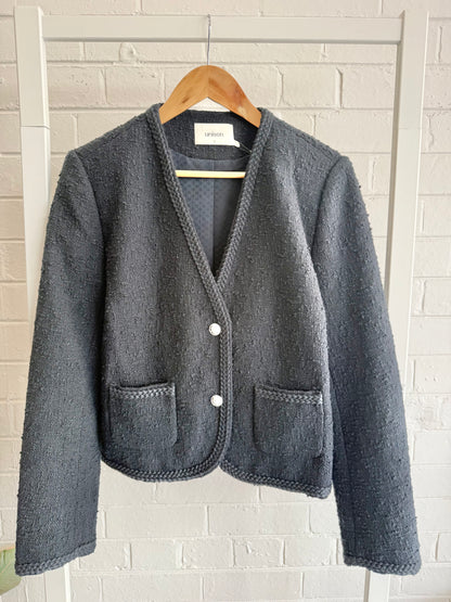 BNWT Unison Bouclé Jacket - Navy - Size 12