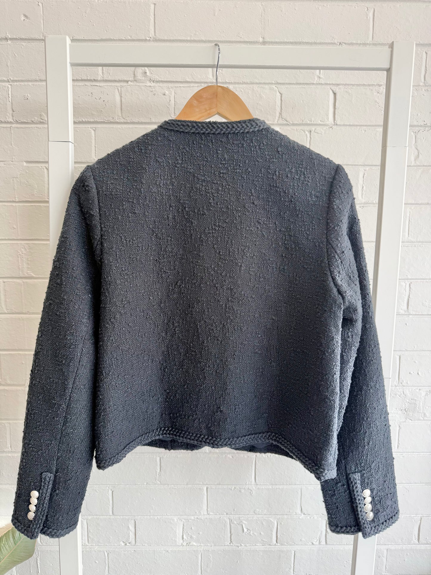 BNWT Unison Bouclé Jacket - Navy - Size 12