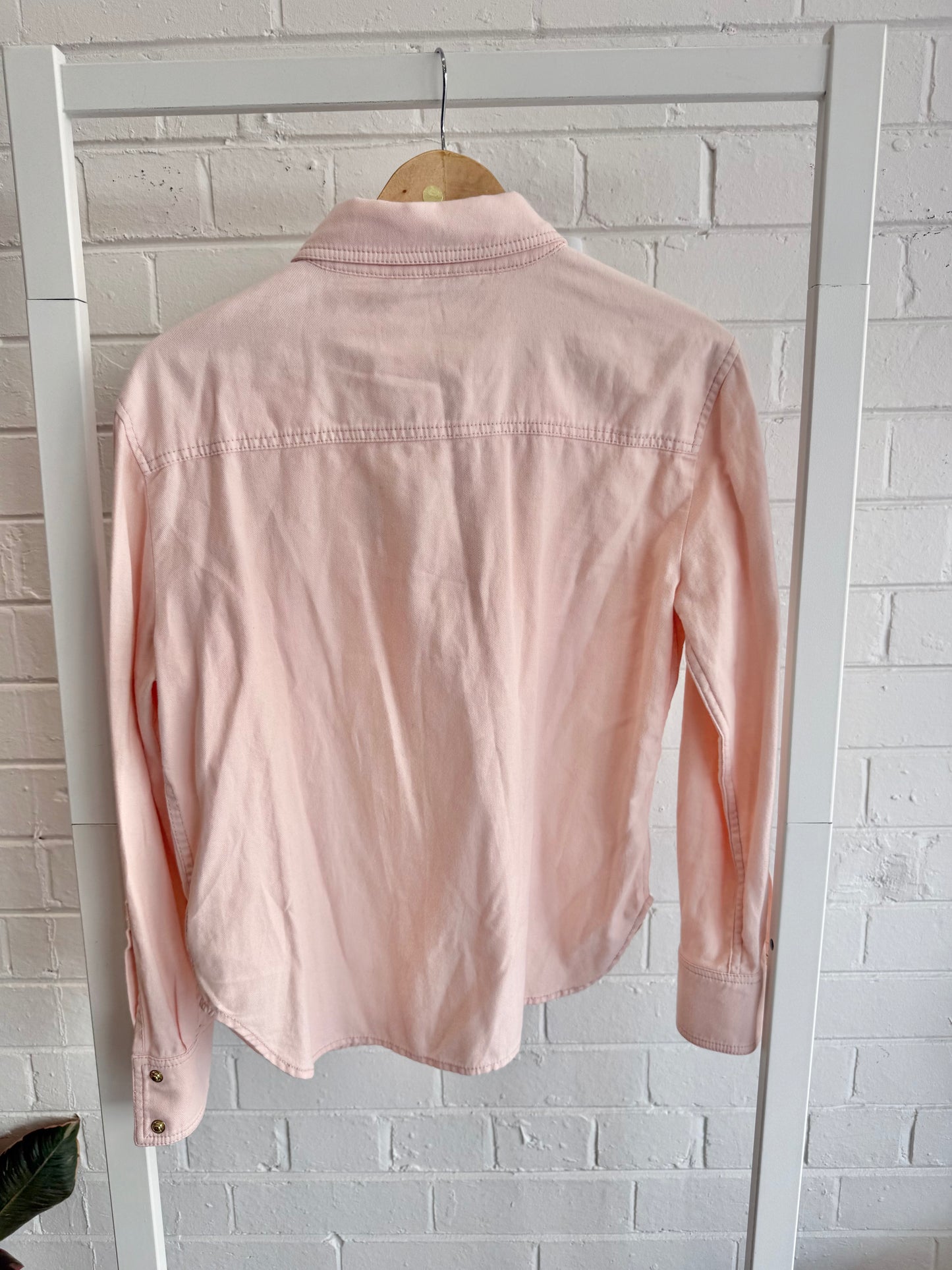 BNWT Zimmermann Maxine Denim Body Shirt – Blush - Size 3 (14)
