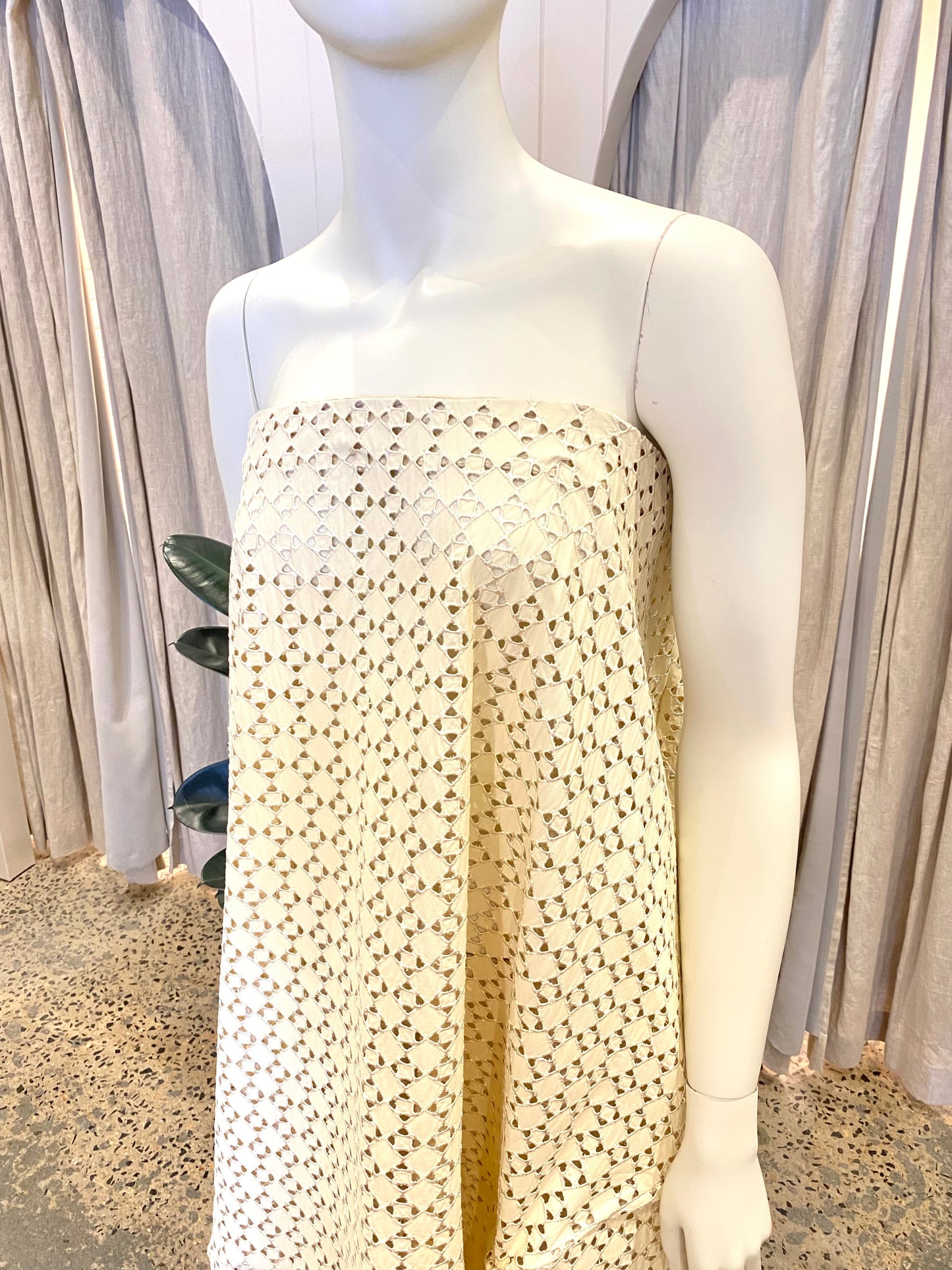 Bianca Spender Leatherette Galatea Dress - Size 5 (14)