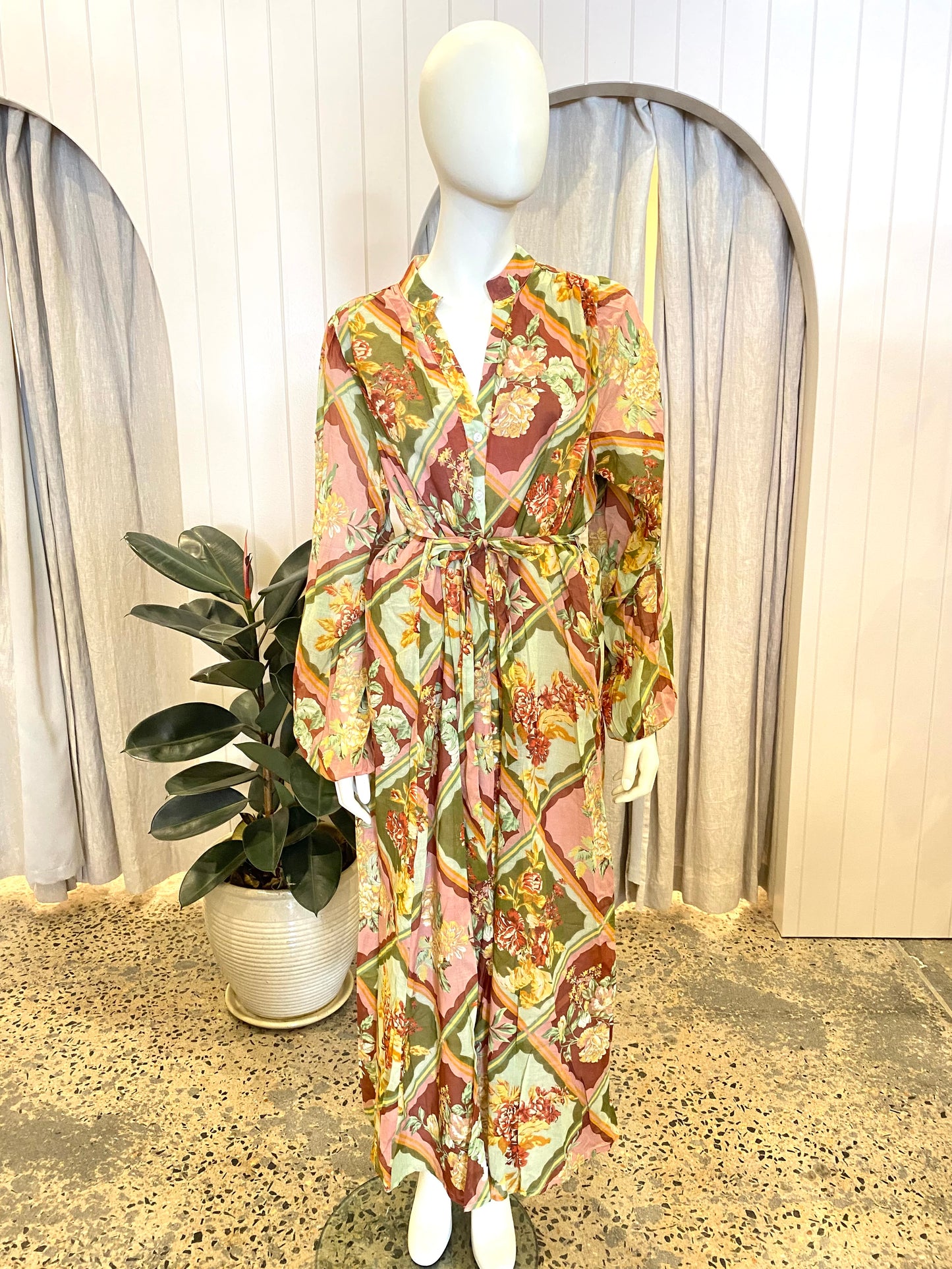 Atmos & Here Shirtdress in Floral - Size 12
