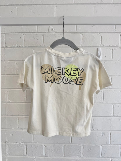 Disney x Zara Beige Ice Cream Tee - Size 18 - 24m