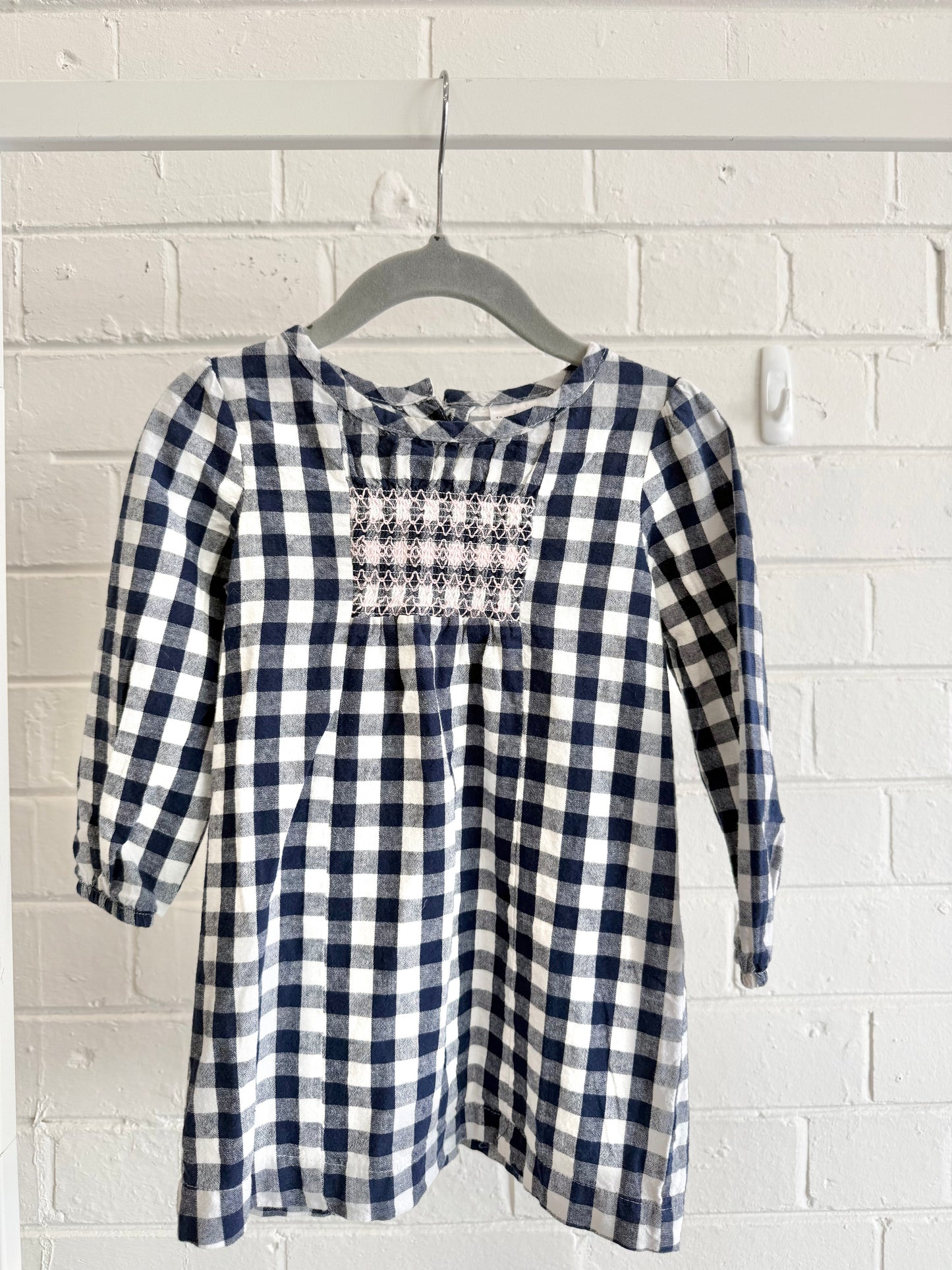 Target Blue/White Gingham Smock Dress - Size 2