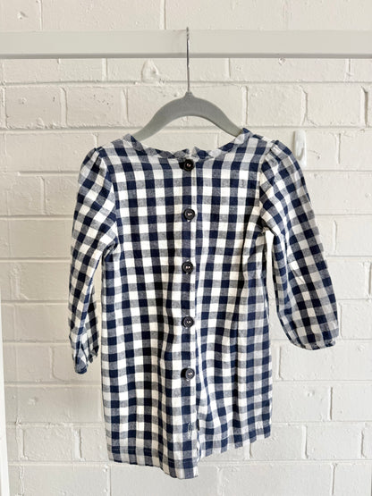 Target Blue/White Gingham Smock Dress - Size 2