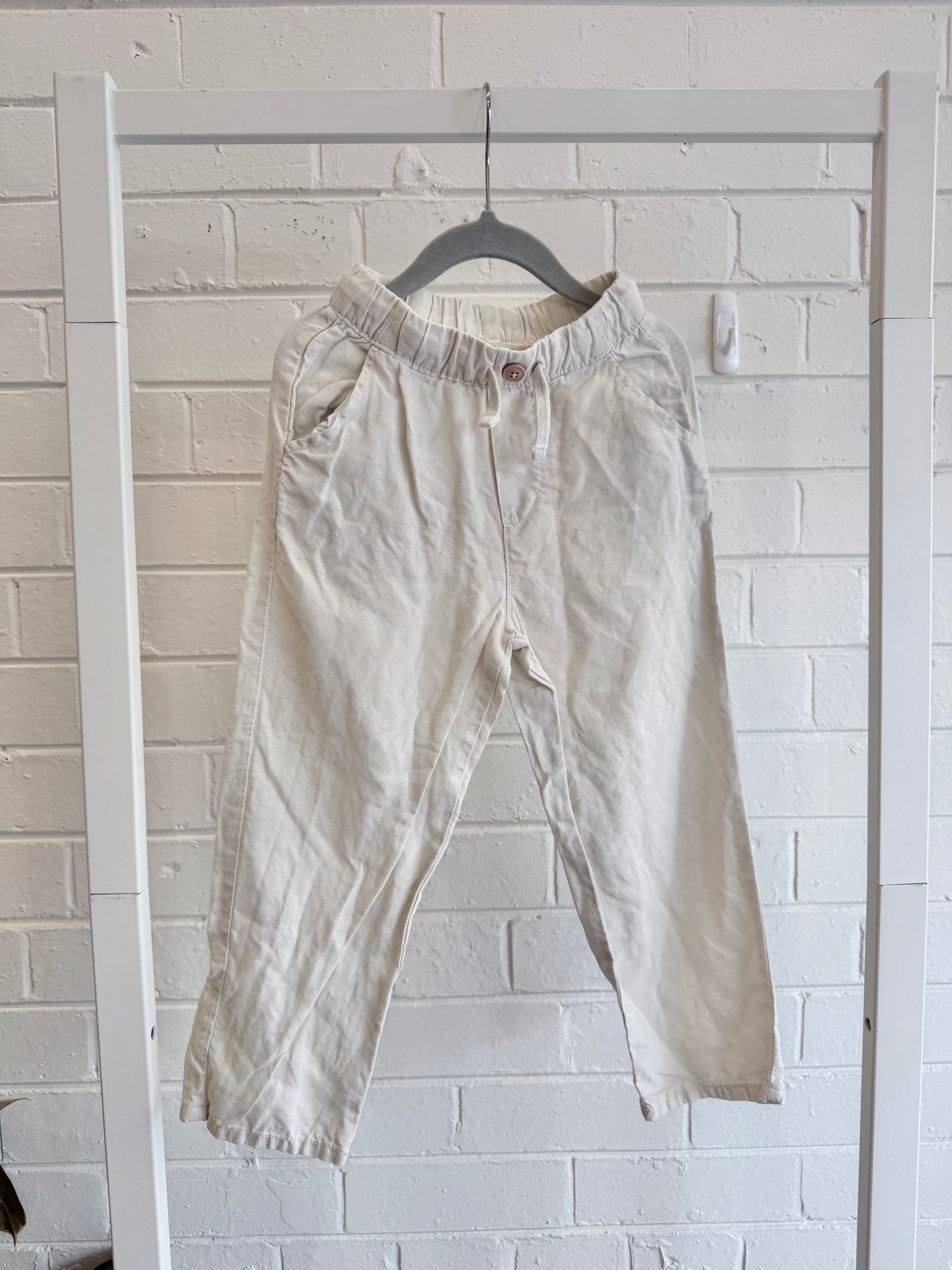 Zara Cream Pants - Size 5