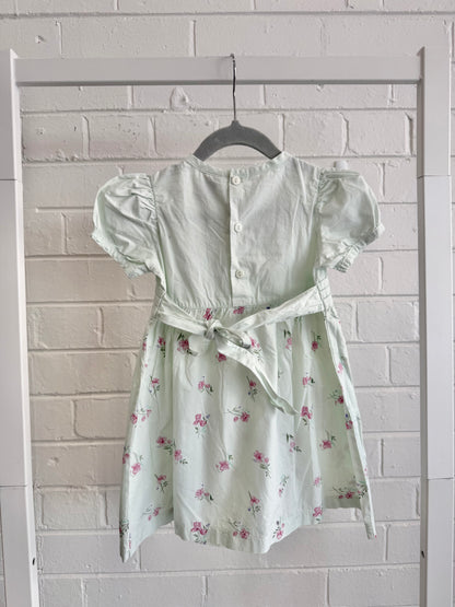 Now Mint Floral Dress - Size 2