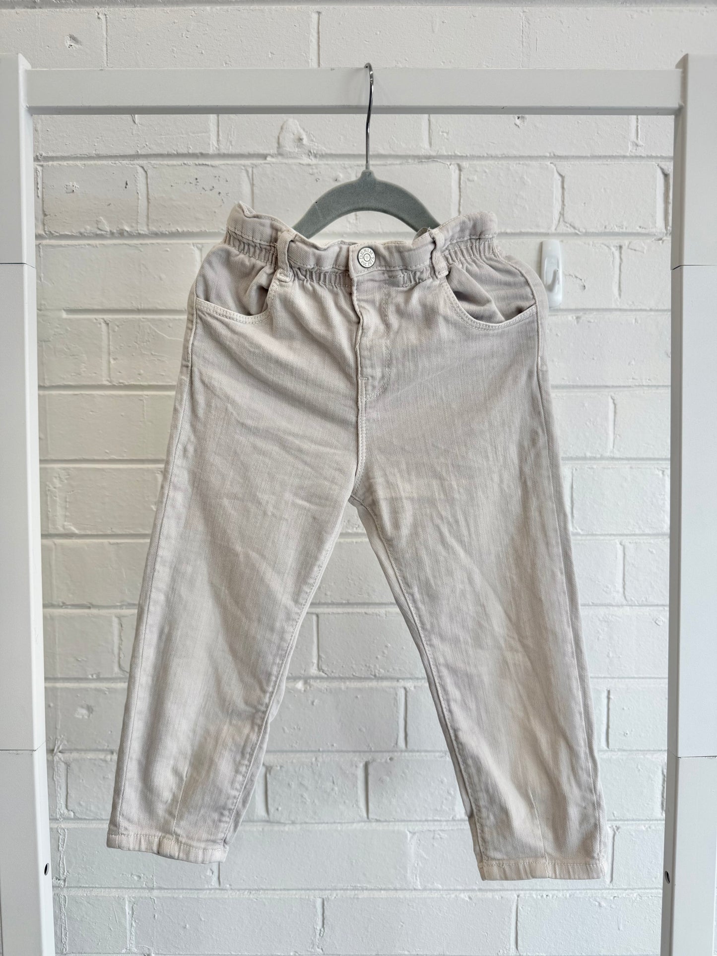 Zara Beige Jeans - Size 3 - 4