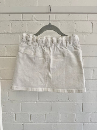Seed White Denim Skirt - Size 7