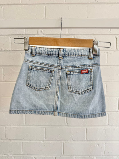 Seed Denim Skirt - Size 4