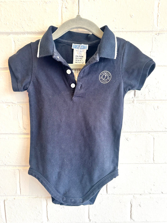 Jacadi Navy Onesie - Size 24m