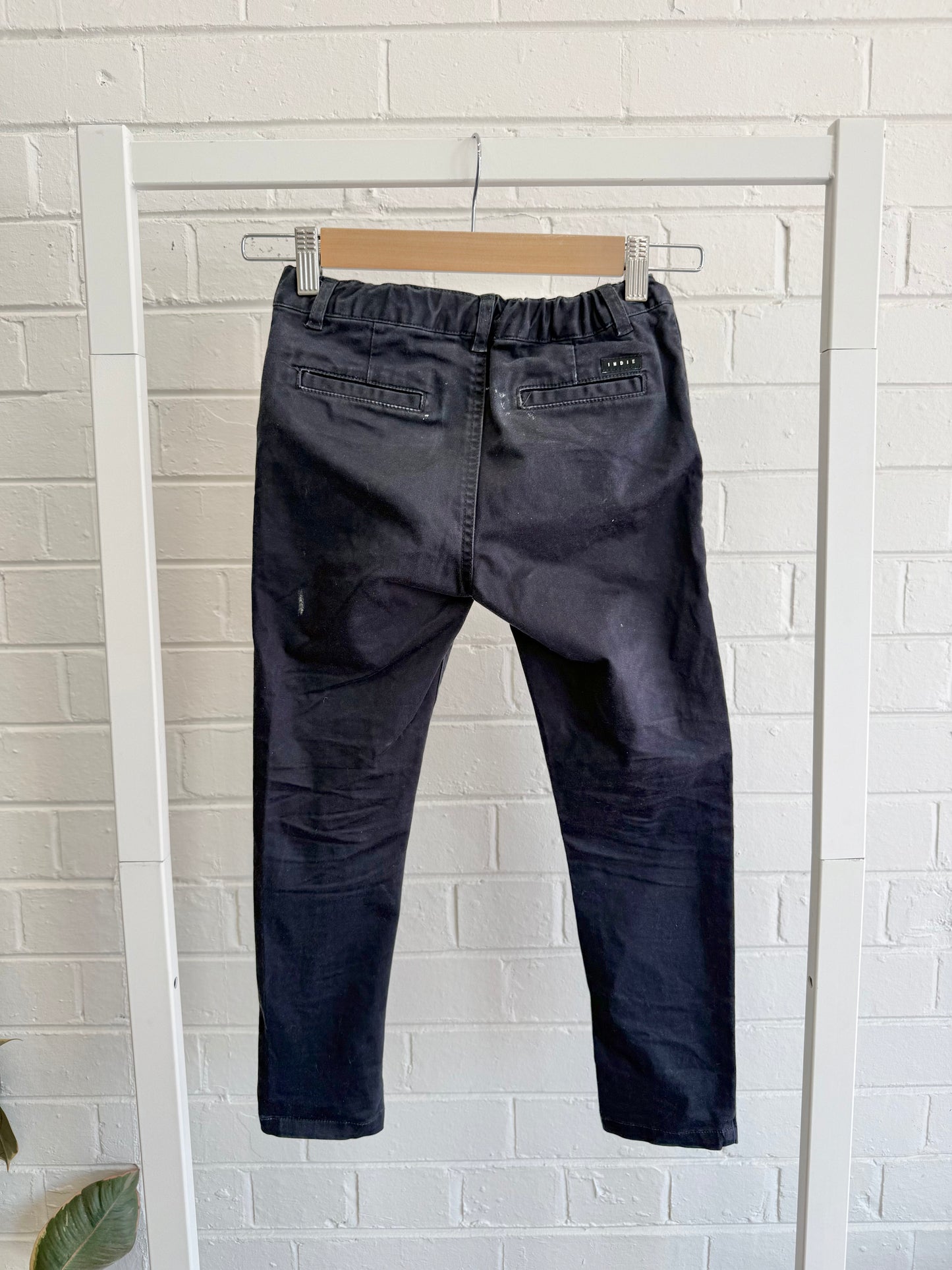 Indie Kids Navy Chinos - Size 6
