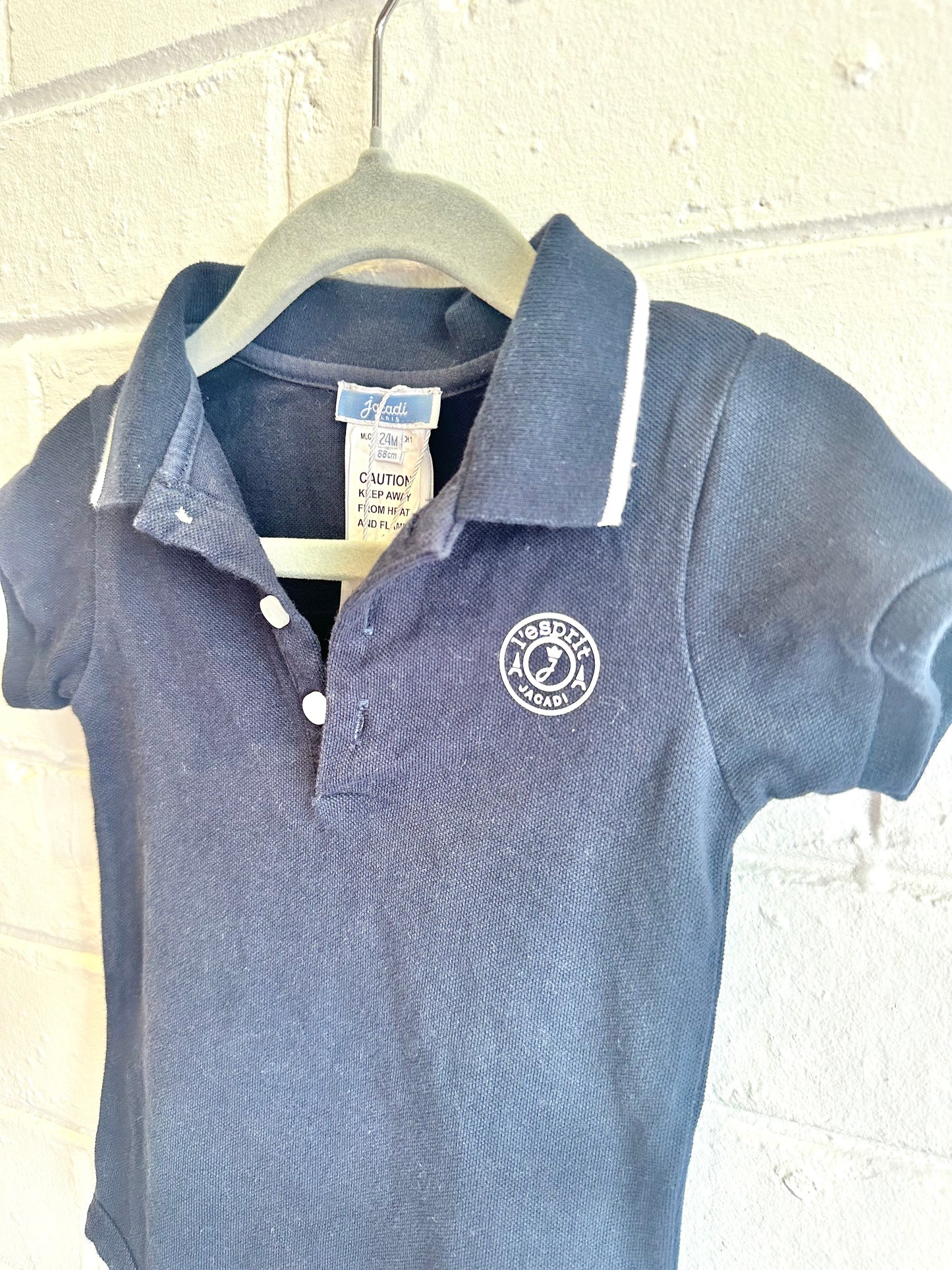 Jacadi Navy Onesie - Size 24m