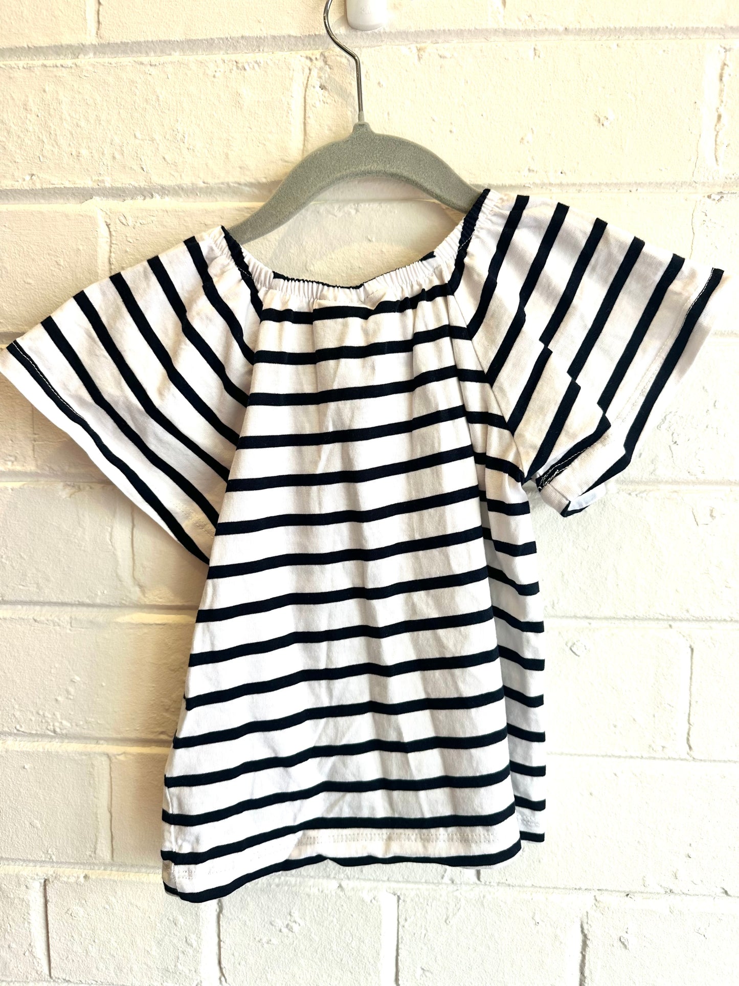 Alessandra Striped and Bow top - Size 2