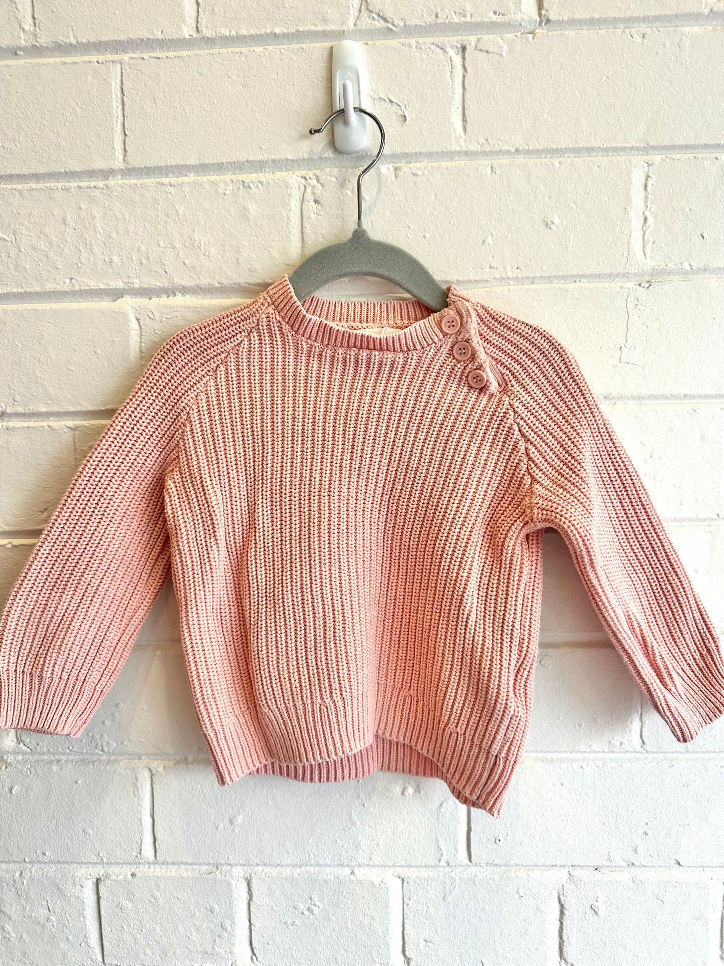 Homegrown pink knit sweater - Size 2