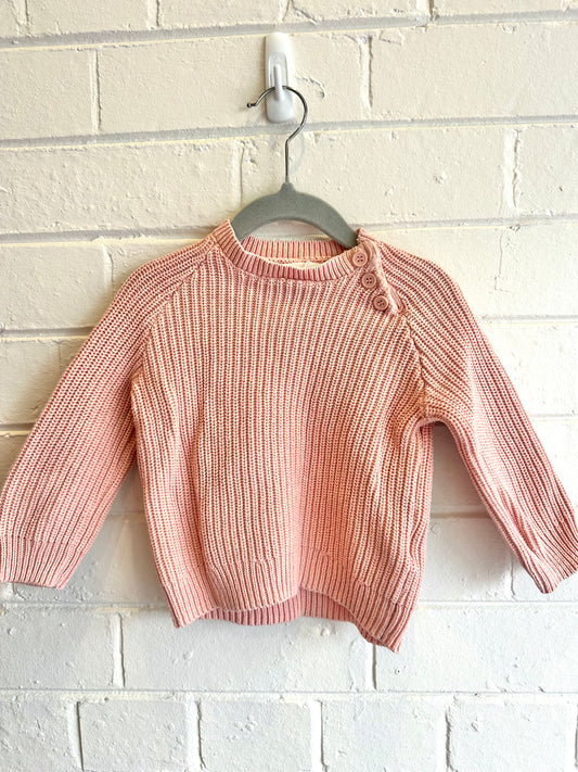 Homegrown pink knit sweater - Size 2