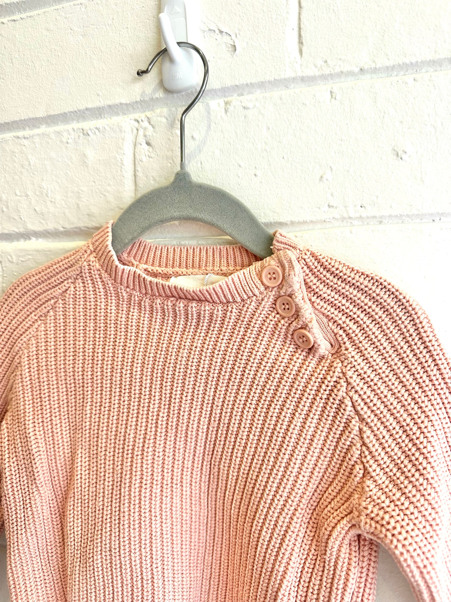 Homegrown pink knit sweater - Size 2