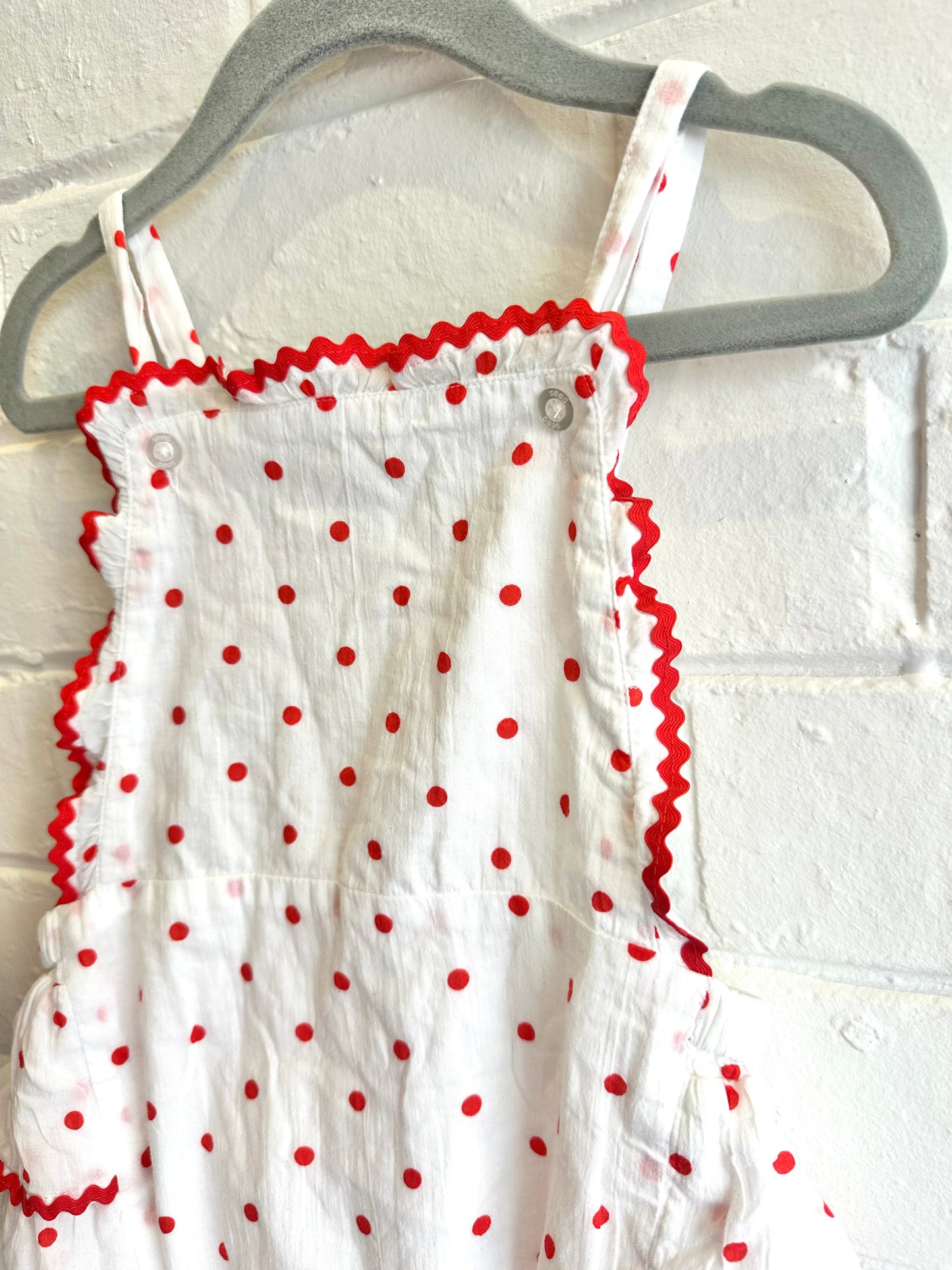 Seed Polka Onesie - Size 18-24m