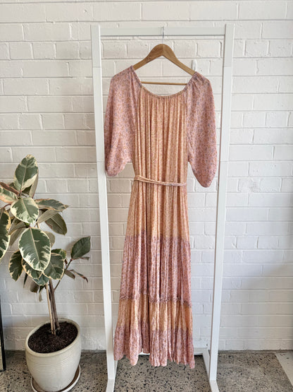 Spell & The Gypsy Rae Gown in Peach - Size L (14)