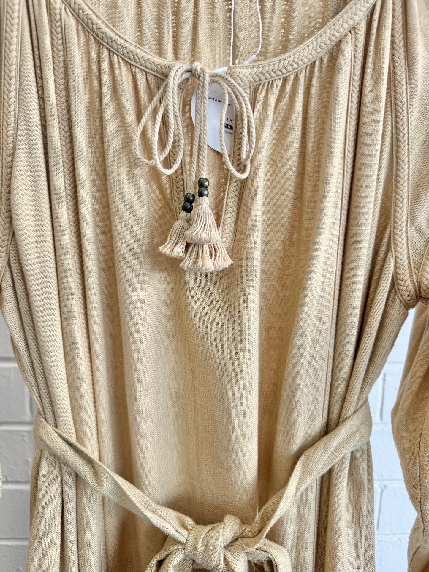 Spell & The Gypsy 'Bella' Gown in Honey - Size M (12-14)