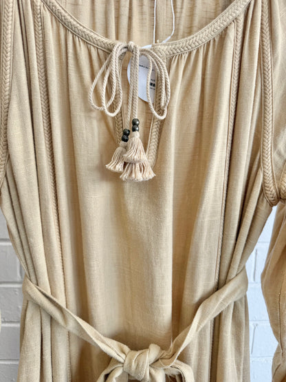 Spell & The Gypsy 'Bella' Gown in Honey - Size M (12-14)