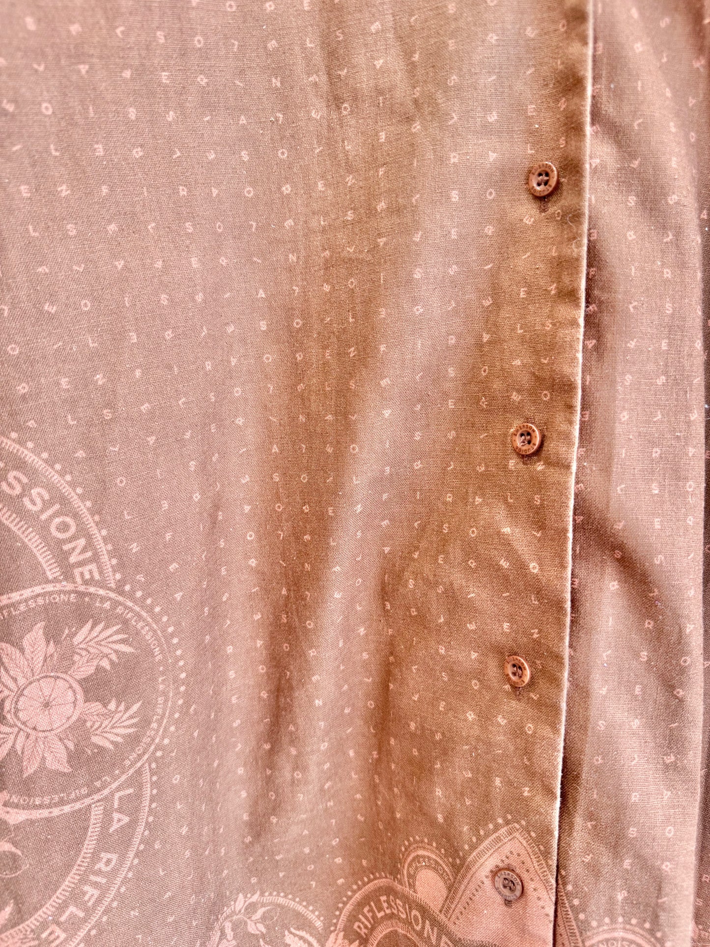 Emerson Studio Rust Reflexion Shirt and Pant Set - Size M/L (12 - 14)