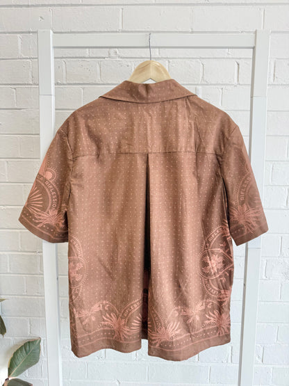 Emerson Studio Rust Reflexion Shirt and Pant Set - Size M/L (12 - 14)