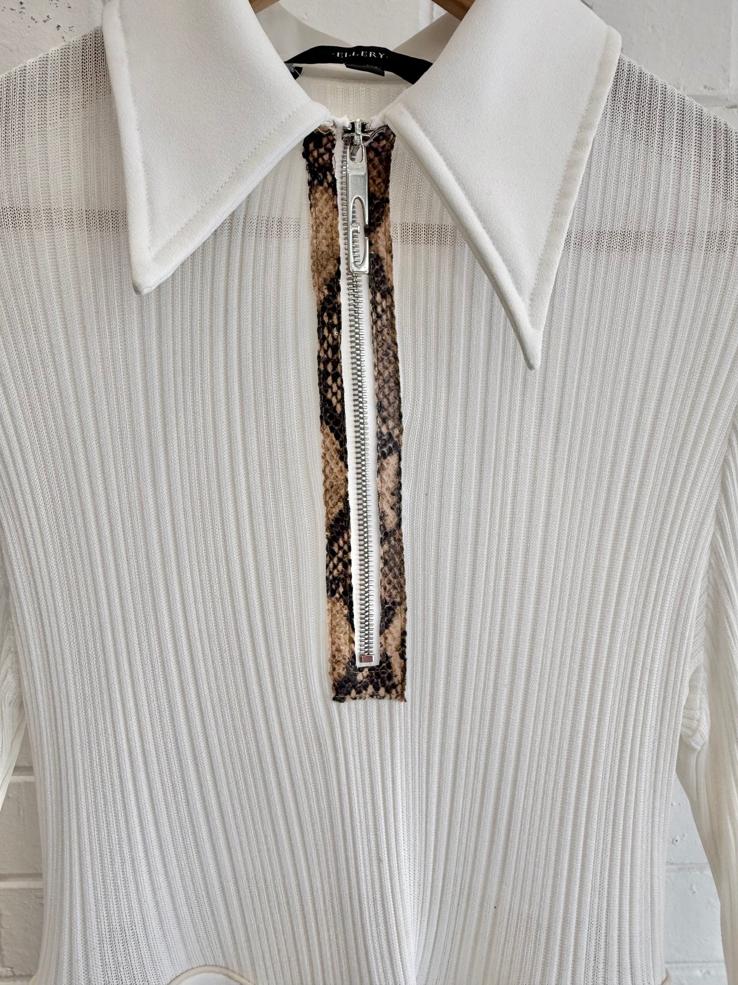 Ellery Drop Waist Dress in Ivory - Size 12