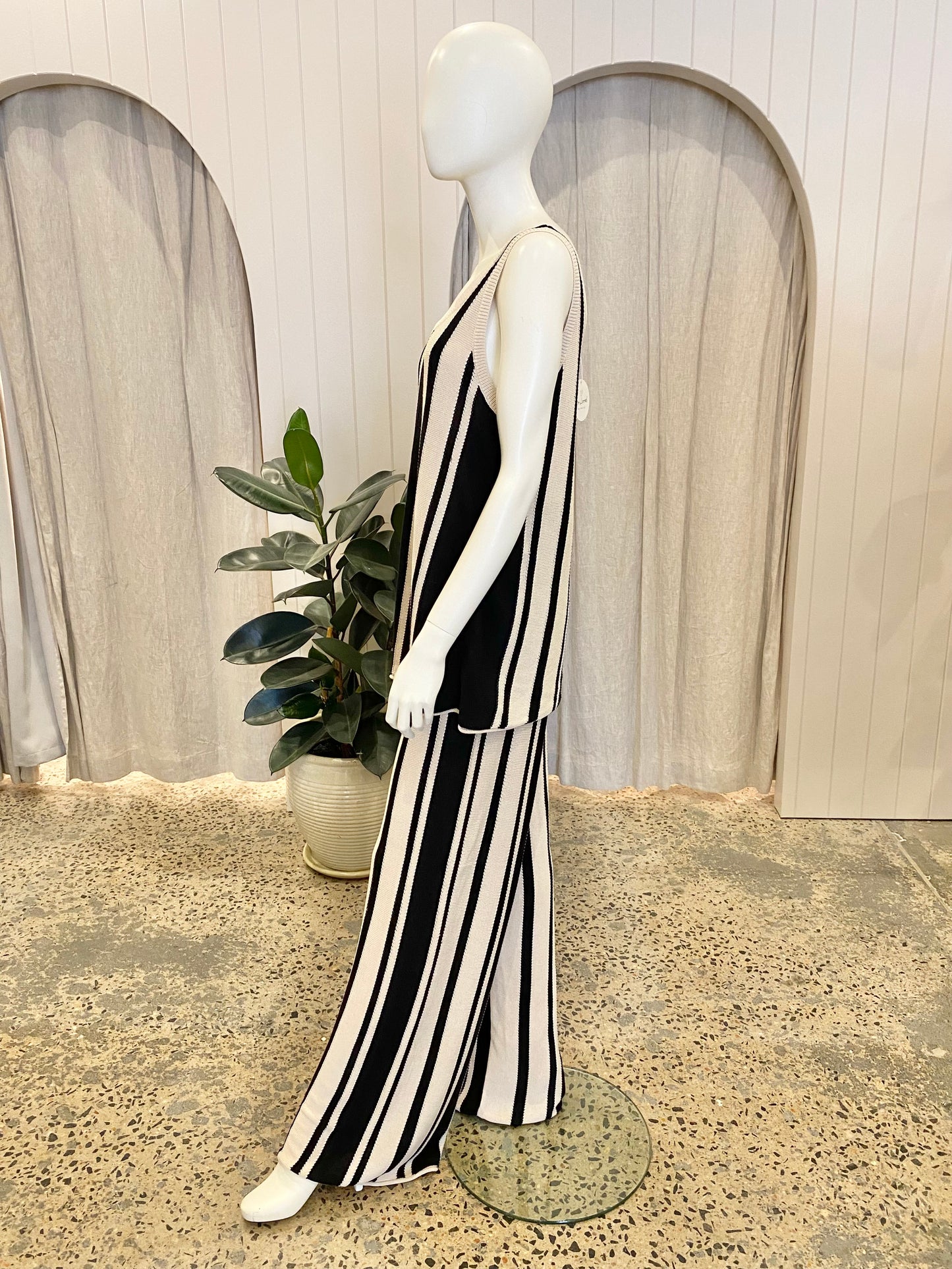 Dissh Delphi Stripe Tunic and Pant Set - Size 12