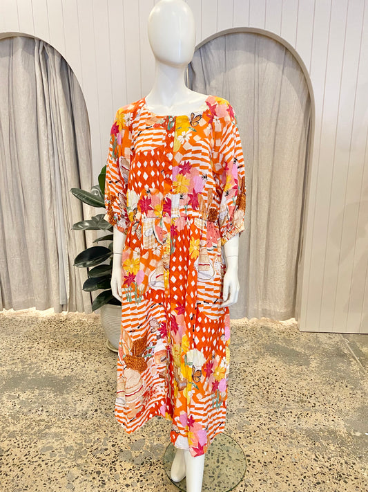 Variety Hour Picnic Time Midi Dress - Size XL