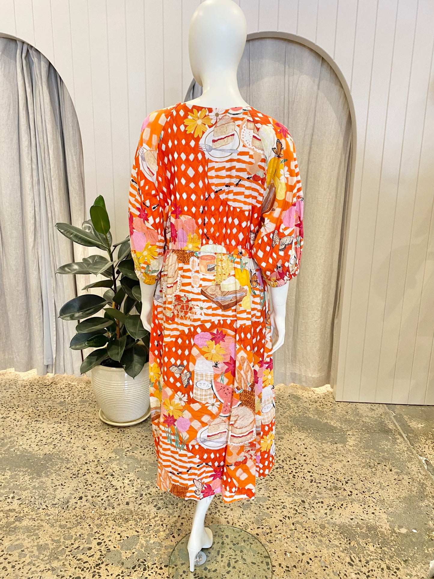 Variety Hour Picnic Time Midi Dress - Size XL