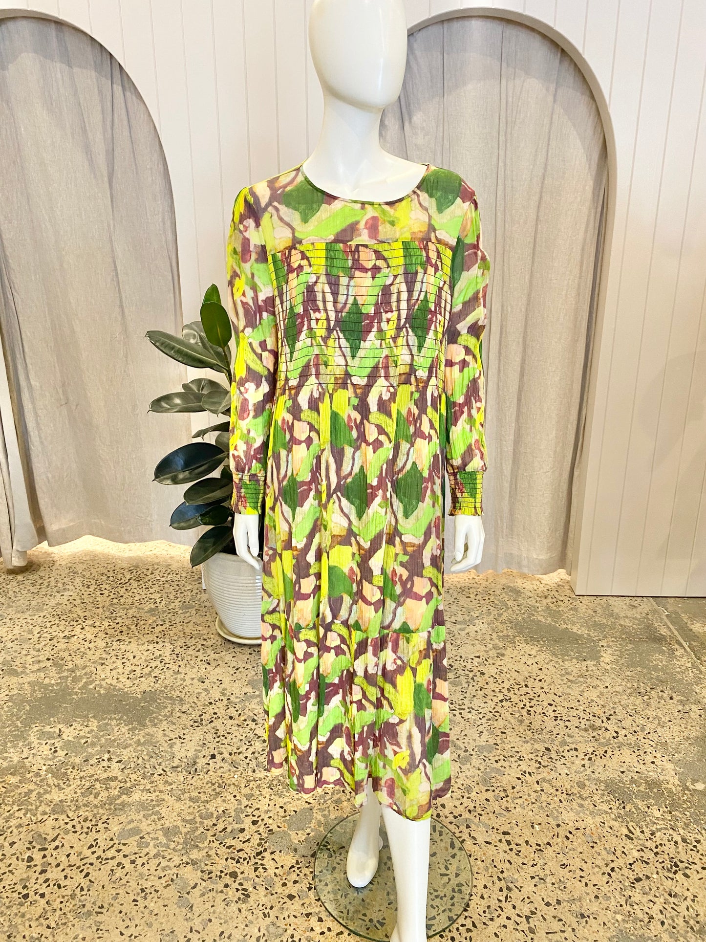 Gorman X Rebekah Callaghan Maple Leaf Dress - Size 14